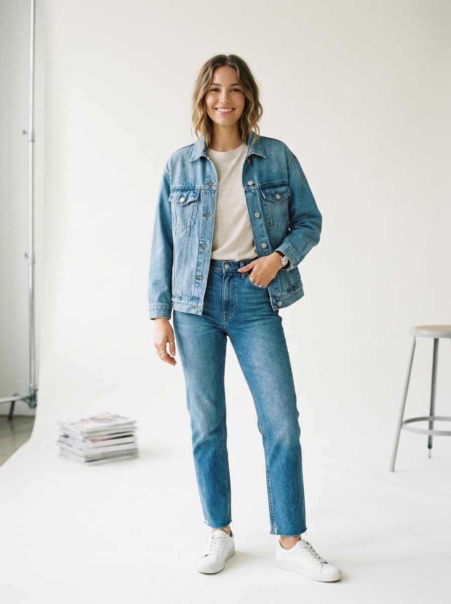 LIGHT-WASH UTILITY DENIM VEST - Light Wash